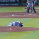 Illustration for article titled Dodgers Dustin May Takes Line Drive To The Face, Walks Off Under His Own Power